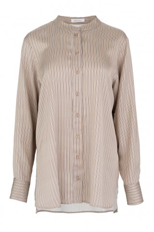 satin stripes oversized shirt philosophy