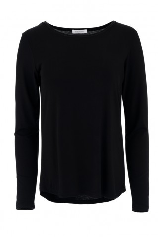lyocell jersey round neck top philosophy off white