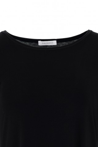 lyocell jersey round neck top philosophy off white