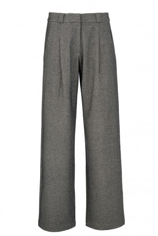 heavy t/r wide leg pants philosophy anthracite