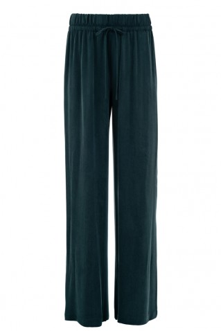 cupro viscose wide leg pants philosophy green