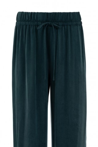 cupro viscose wide leg pants philosophy green