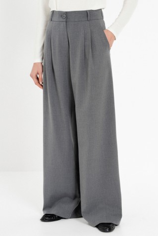 light t/r pleated pants philosophy grey