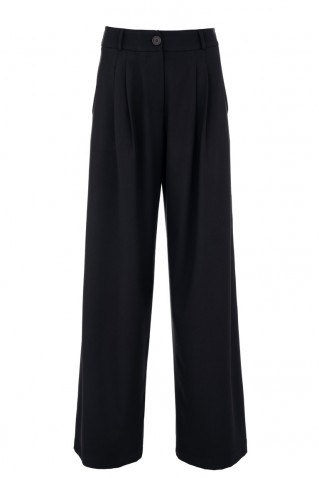 light t/r pleated pants philosophy black