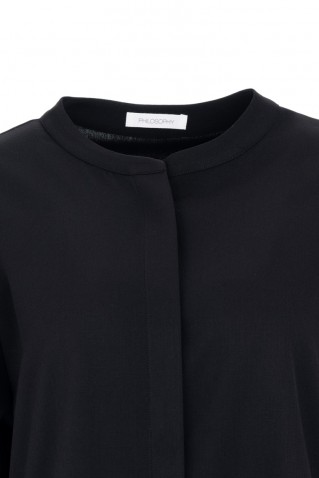 light t/r cropped shirt philosophy black