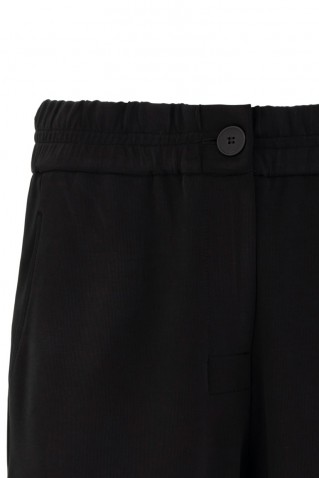 heavy rib sandwashed jogger pants philosophy black