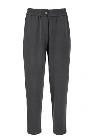 heavy rib sandwashed jogger pants philosophy grey