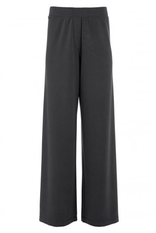 heavy rib sandwashed wide leg pants philosophy grey