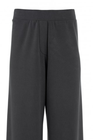 heavy rib sandwashed wide leg pants philosophy grey