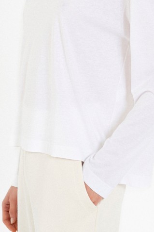 organic jersey dropped top philosophy white