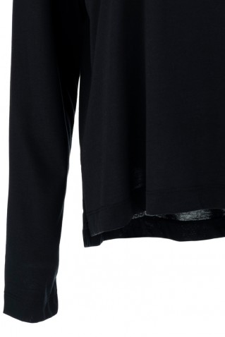 organic jersey dropped top philosophy black