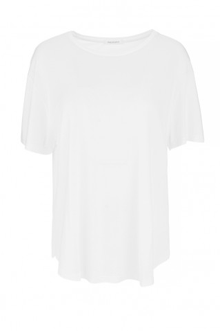 basic cupro t-shirt philosophy white