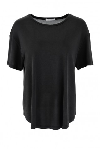basic cupro t-shirt philosophy black