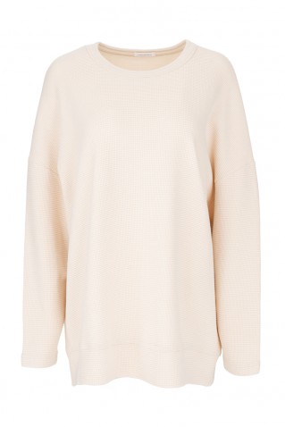 futter waffle oversized sweatshirt philosophy off white