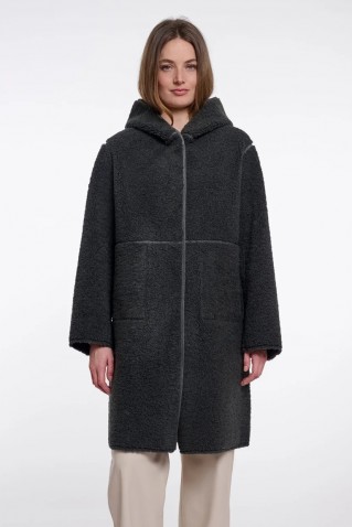 ami reverseble coat rino & pelle