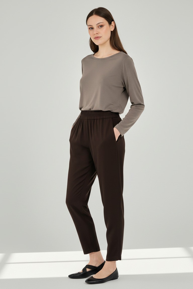 satin ecovero jogger pants philosophy