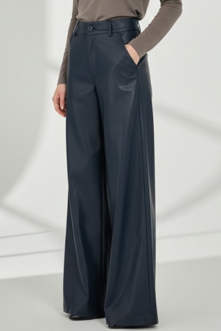 ecoleather wide leg philosophy blueblack