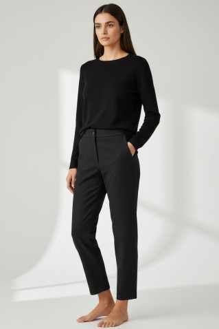 heavy t/r regular pants philosophy black