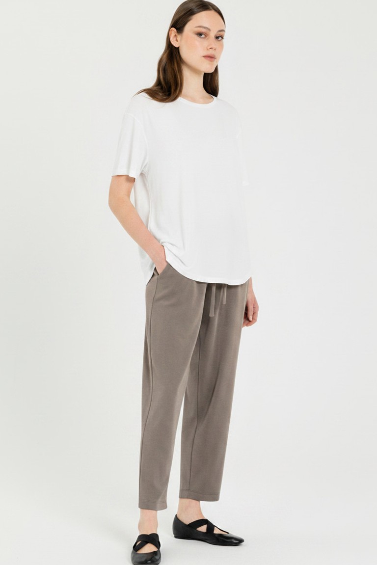 basic cupro t-shirt philosophy white