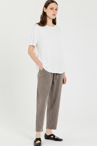 basic cupro t-shirt philosophy white