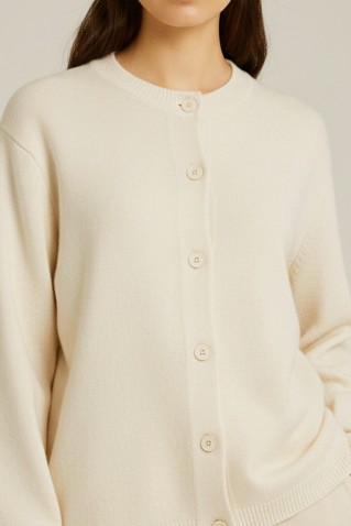 cashmere cropped cardigan philosophy beige