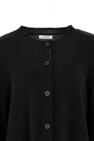 cashmere cropped cardigan philosophy brown