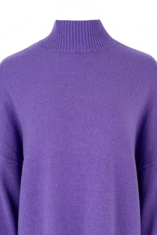 cashmere turtleneck sweater philosophy lilac