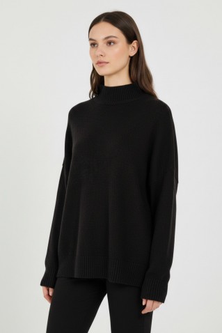 cashmere turtleneck sweater philosophy brown