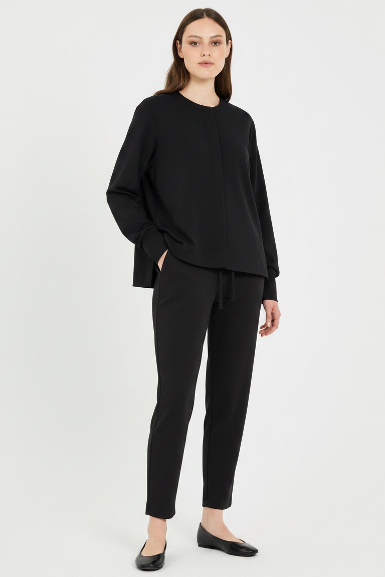 light t/r cropped shirt philosophy black