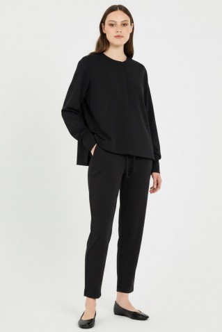 light t/r cropped shirt philosophy black
