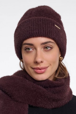 loes beanie rino & pelle fudge cloak