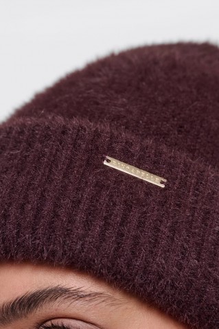 loes beanie rino & pelle fudge cloak
