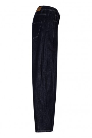 cayla jeans red button dark blue