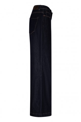 claudine παντελονι τζιν red button dark blue