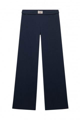 fold over jogger pants superdry & co blue