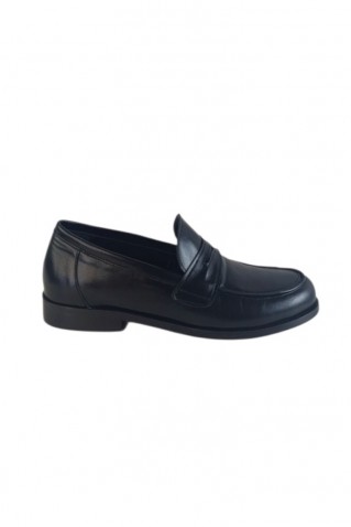 nyx δερματινο μοκασινι sochic shoes black