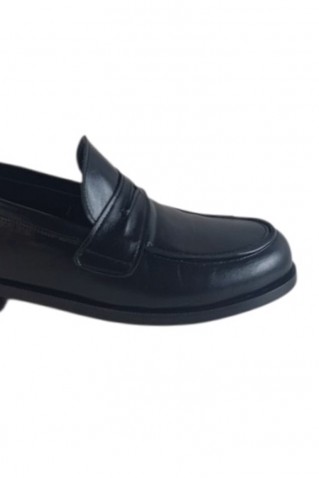 nyx δερματινο μοκασινι sochic shoes black