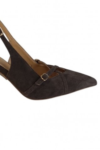 charlie δερματινη γοβα sochic shoes brown