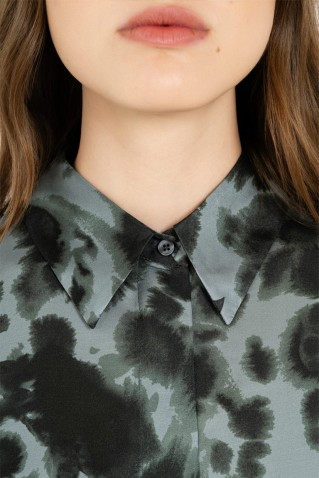 satin print shirt philosophy
