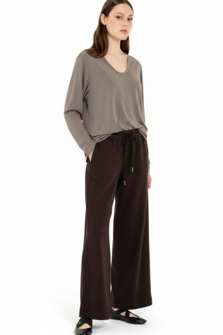 futter wide leg pants philosophy dark brown