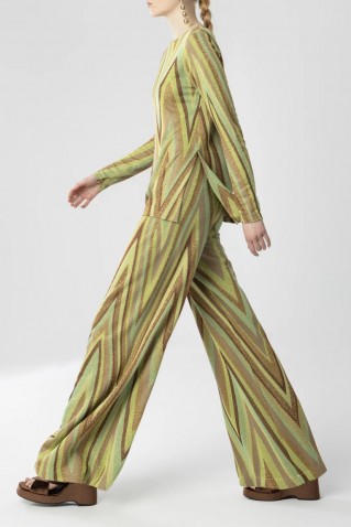 printed wide trousers moutaki