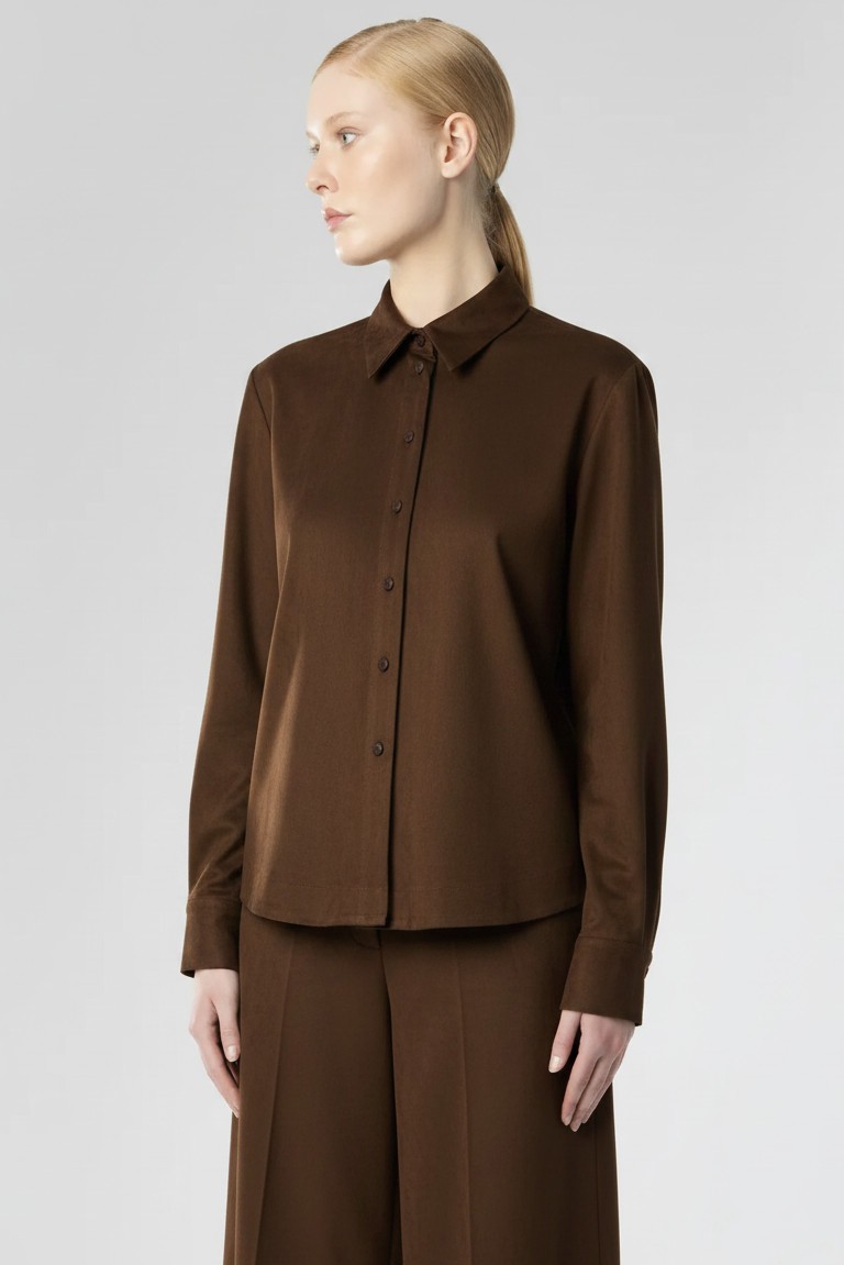 shirt moutaki brown