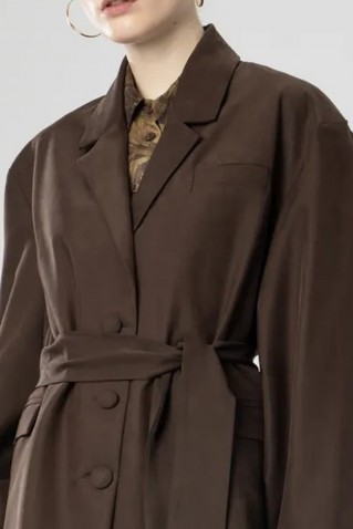 blazer moutaki brown