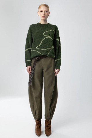 trousers moutaki khaki