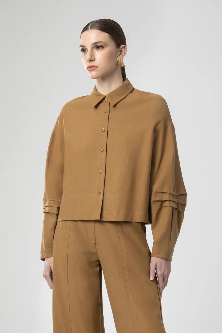 shirt moutaki camel