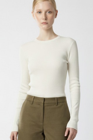 ribbed blouse moutaki ecru