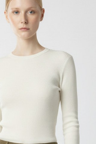 ribbed blouse moutaki ecru