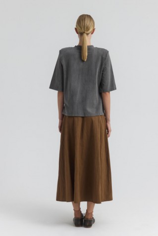 bellatriz midi skirt namaste tabac