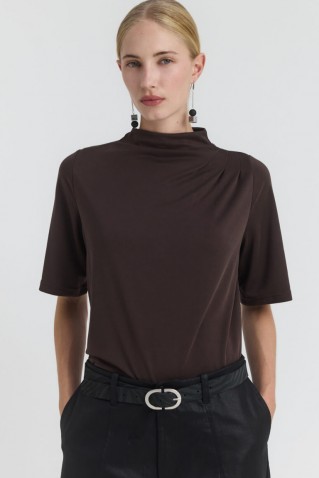 mirren blouse namaste brown