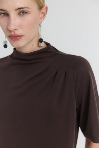 mirren μπλουζα namaste brown